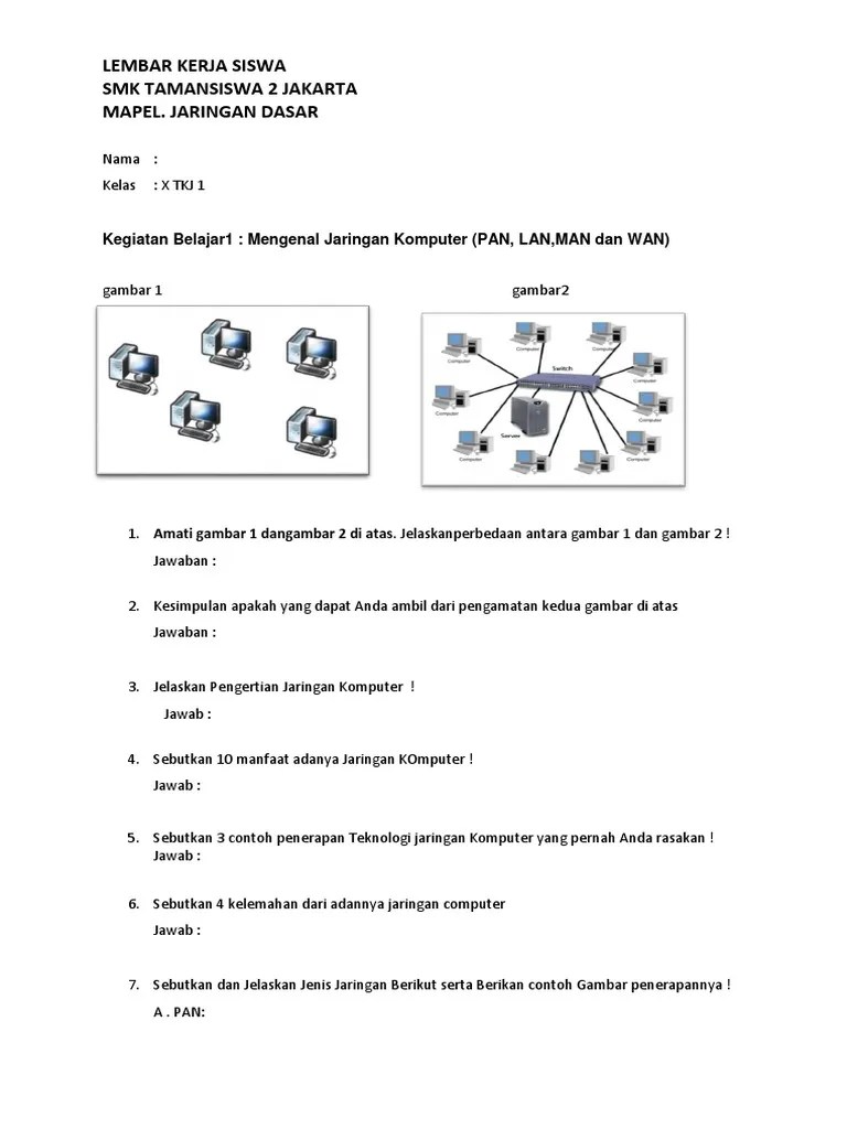LKS Jaringan Dasar | PDF
