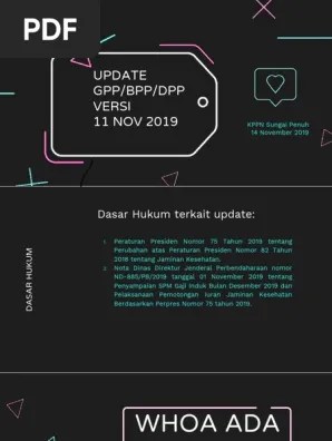 Update GPP 11 Nov 2019 | PDF