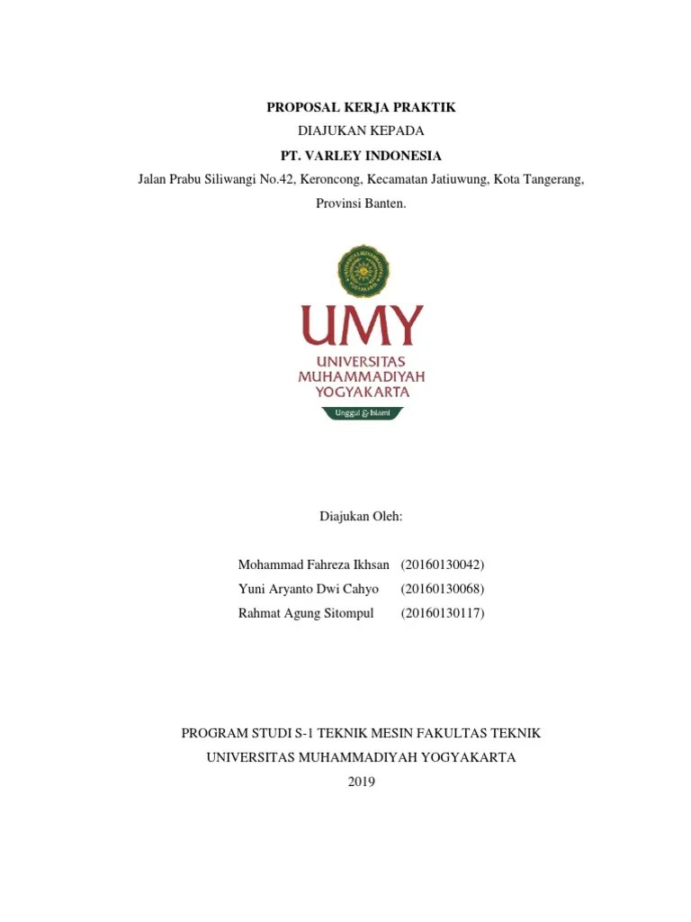 Proposal KP PT Varley | PDF