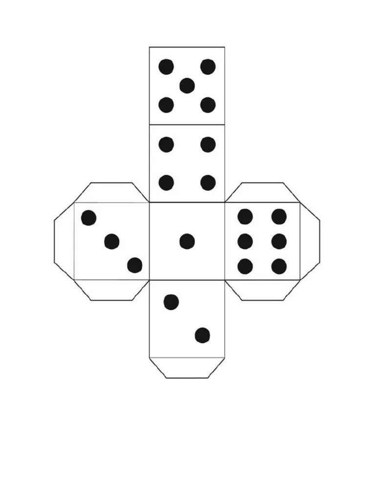 Una vez lo tengas dibujado, . Dado Para Armar Pdf