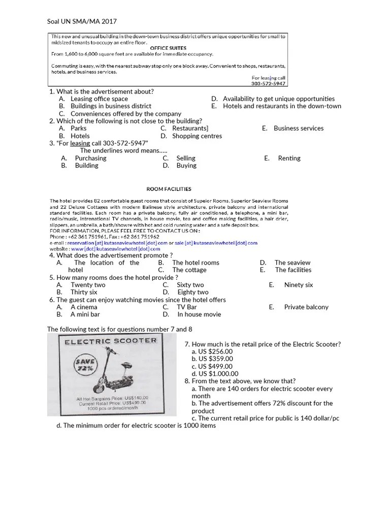Soal unbk bahasa indonesia smk 2017 beserta jawaban. Soal Un Smk 2017 Pdf Bahasa Indonesia Cara Golden