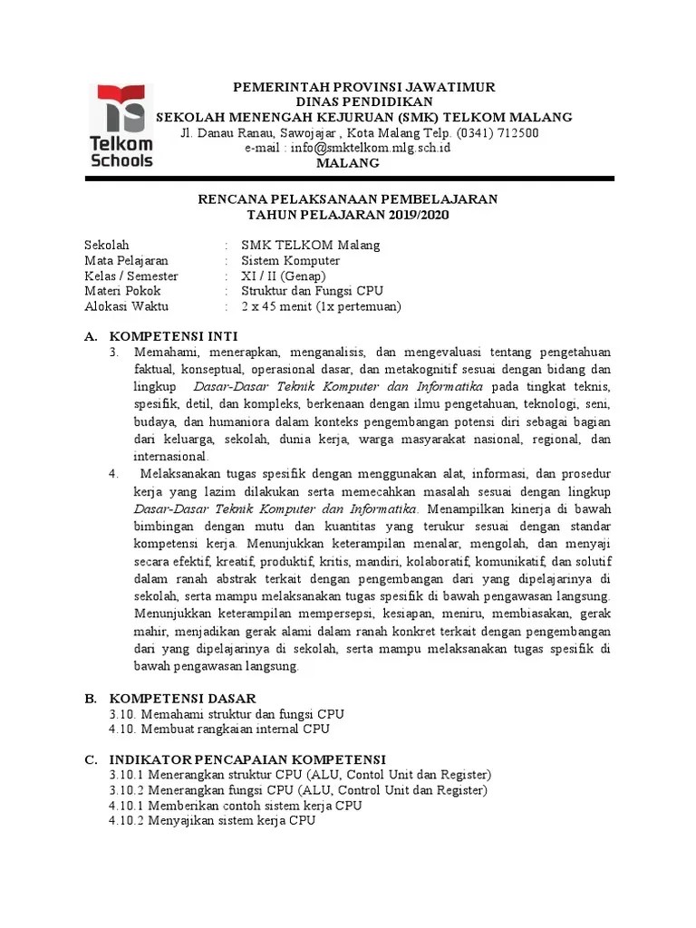 RPP Siskom Hilga | PDF