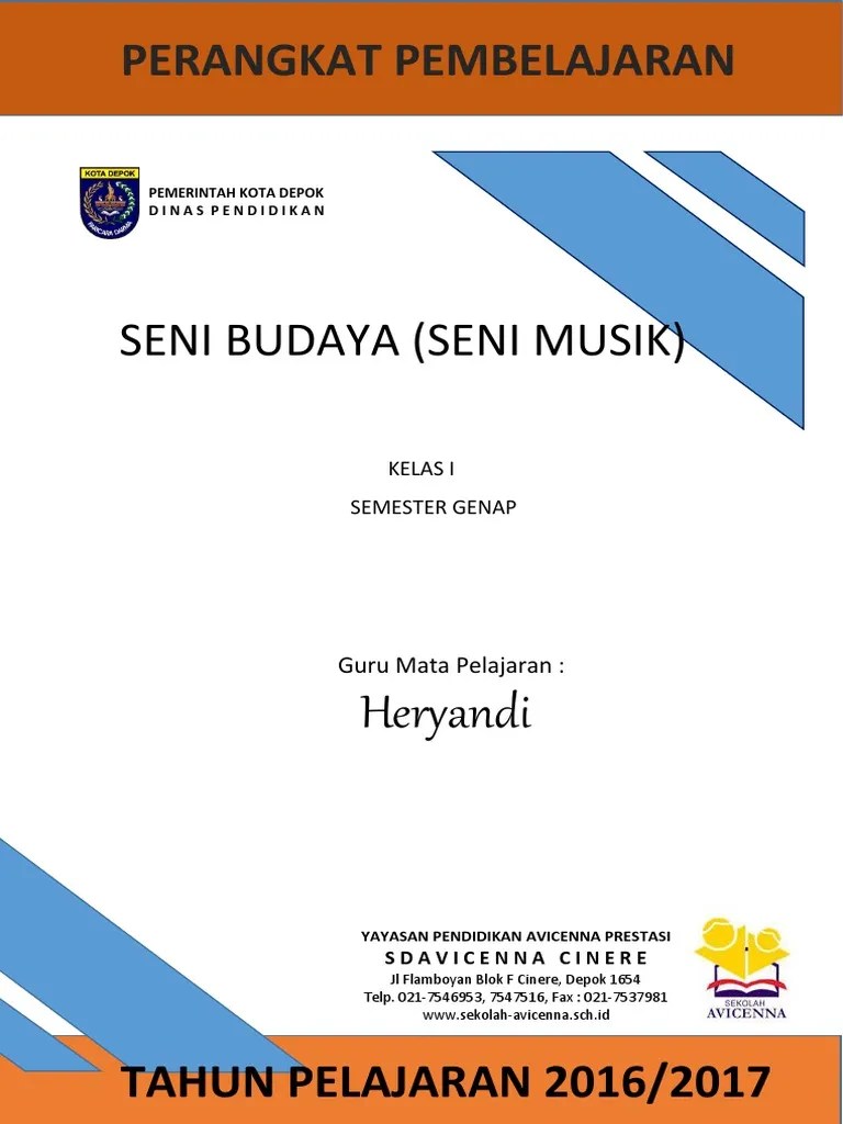 Buat presentasi berdesain profesional dengan templat yang menarik ini. Cover Perangkat Pembelajaran A4 Pdf
