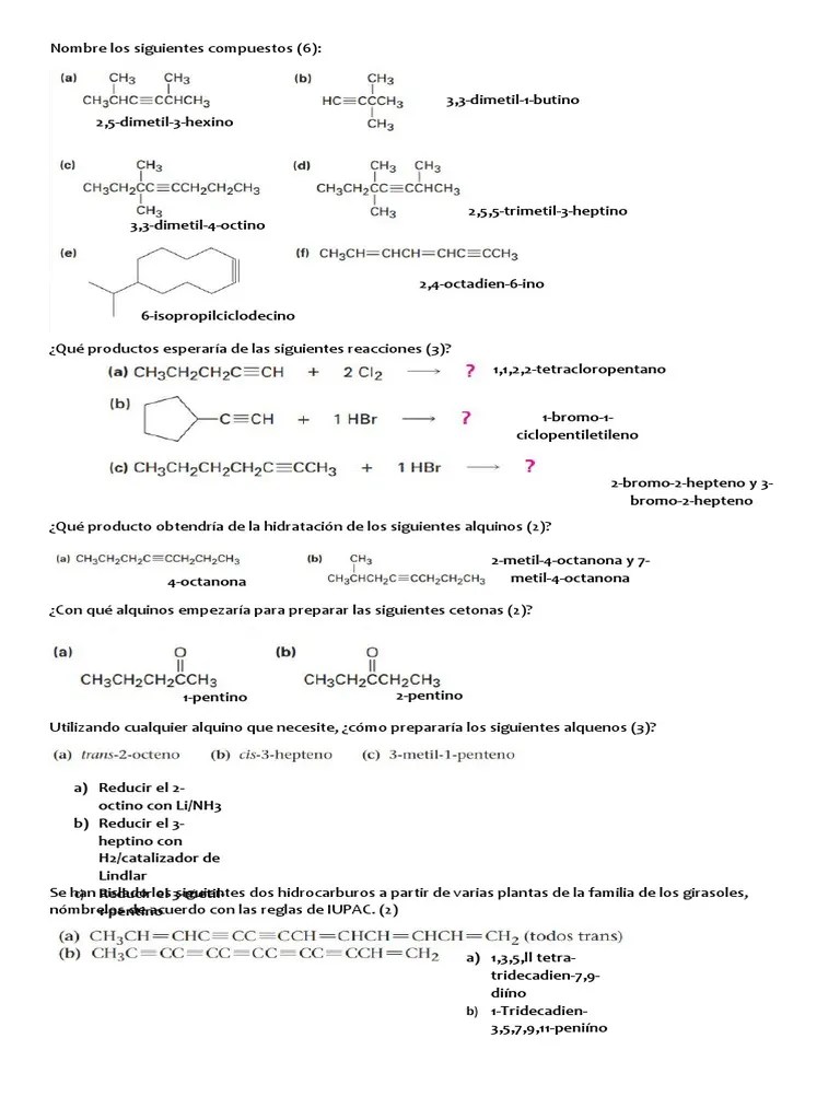 Ligações sigma e pi na molécula do propino. Problemas Quimica Organica Pdf Grupo Funcional Hidrocarburos