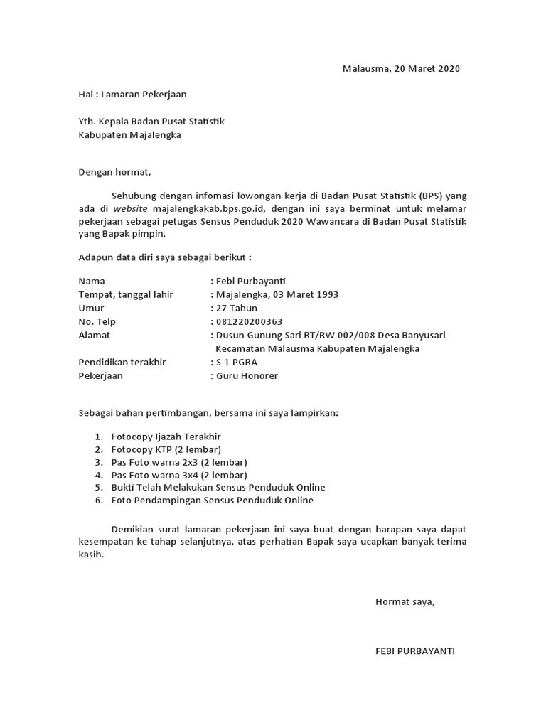Contoh surat lamaran kerja kantor pos contoh surat lamaran. Desegjnuayloom