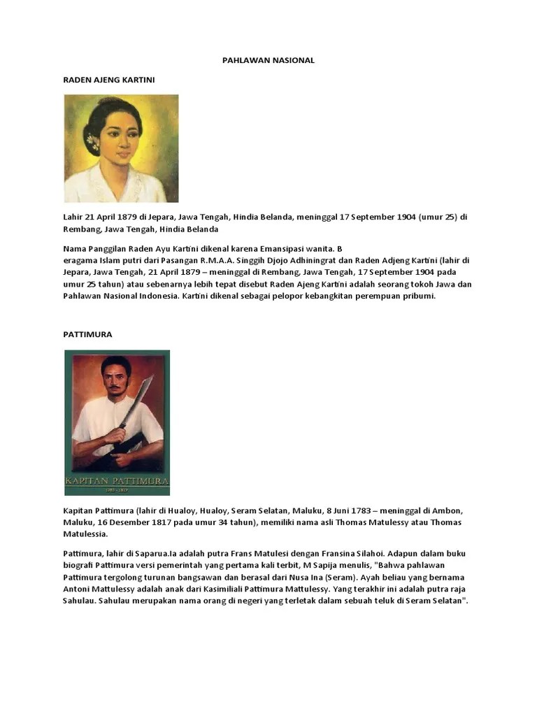 Pahlawan Nasional | PDF