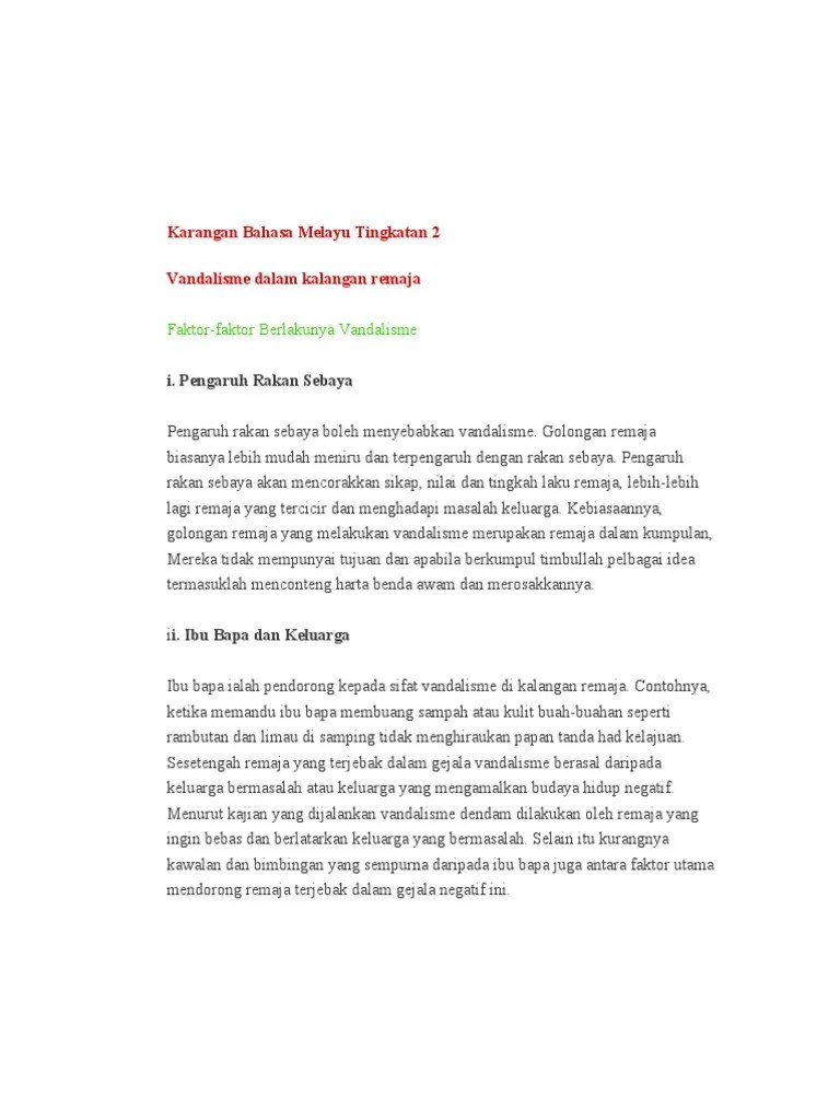 Contoh jawapan karangan peperiksaan via cikguchom.blogspot.com · diari . Karangan Bahasa Melayu Tingkatan 2 Pdf