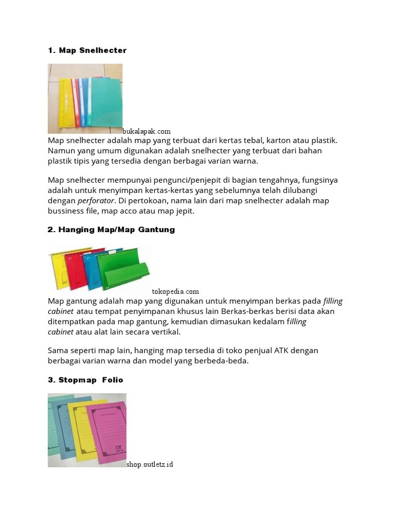 20 Gambar Peralatan Kearsipan Berikut Penjelasan Nya