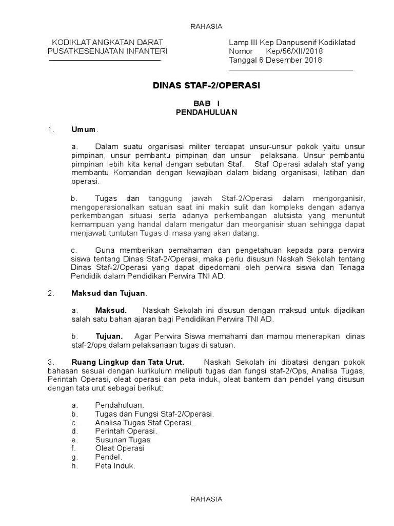 3.HANJAR D Staf 2 Ops | PDF