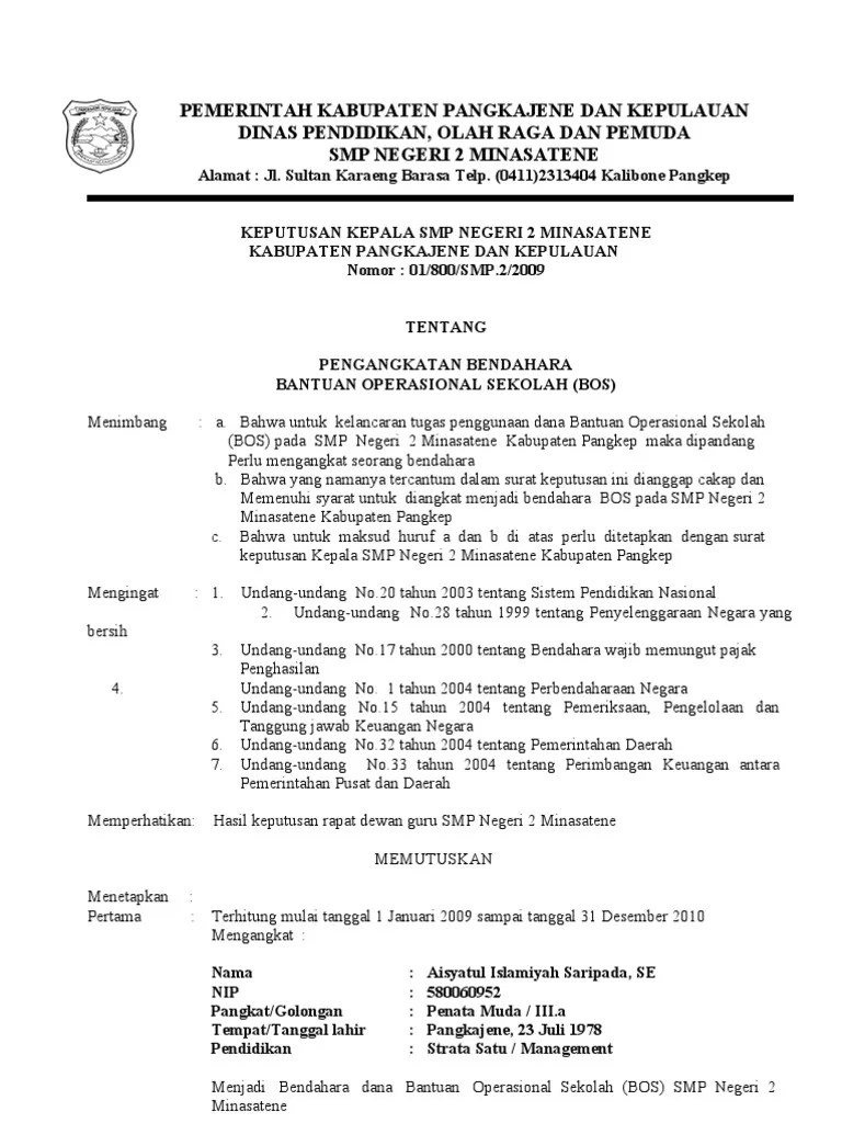 More images for contoh surat pergantian bendahara bos » 18+ Tugas Bendahara Bos PNG - link guru
