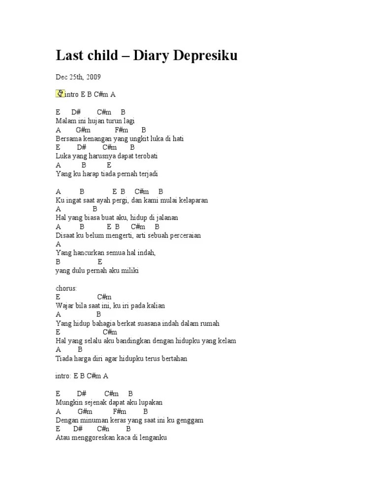 Berikut ini kita mencoba mengulik salah satu lagu mereka yang diambil dari album surat cinta untuk starla berjudul dunia untukmu. Kunci Gitar Diary Depresiku Paling Mudah