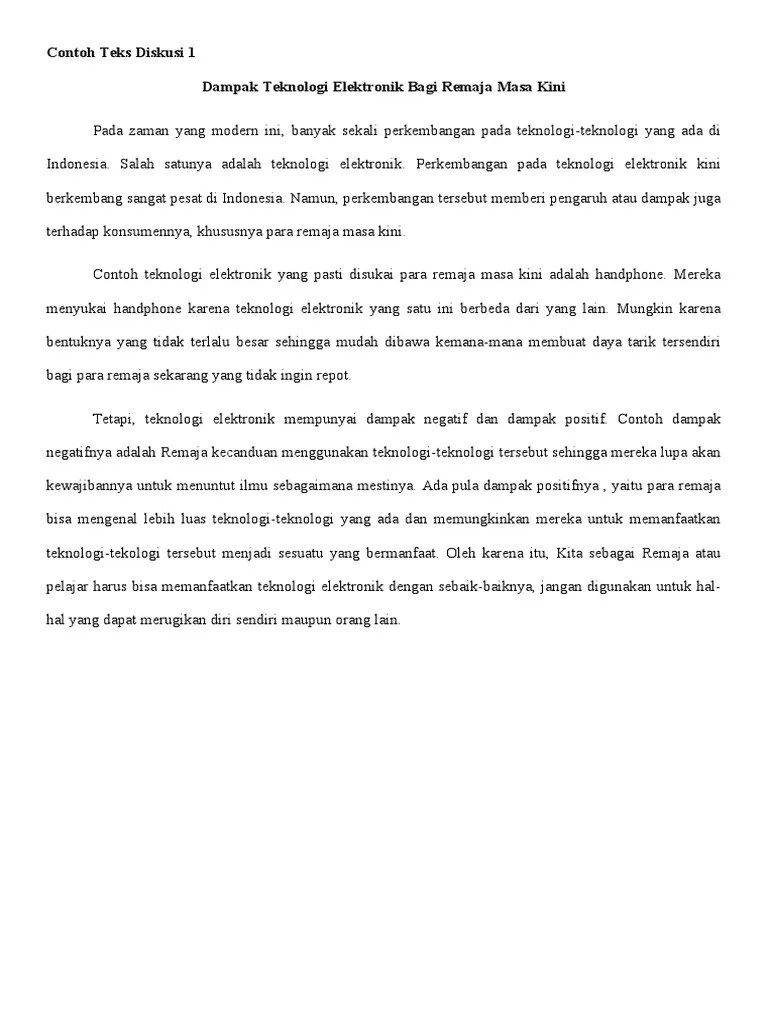 Membuat Teks Diskusi - Edukasi News