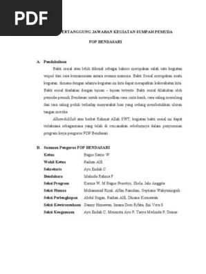 LPJ Sumpah Pemuda | PDF