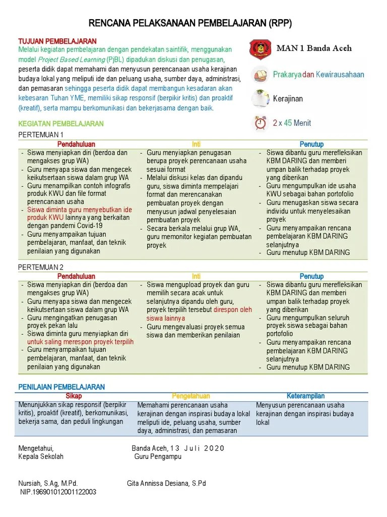 Kepala sekolah dalam meningkatkan kinerja guru, faktor pendukung dan faktor. Rpp X Ipa 5 Pdf