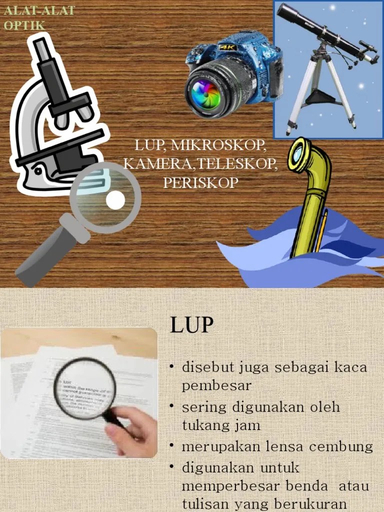 Lup, Mikroskop, Kamera, Teleskop, Periskop | PDF