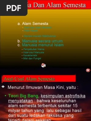 Manusia Dan Alam Semesta | PDF