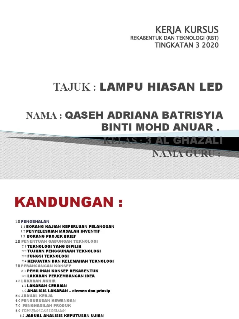 Kerja kursus perniagaan tingkatan 5. Folio Rbt Tingkatan 3 Penghasilan Produk