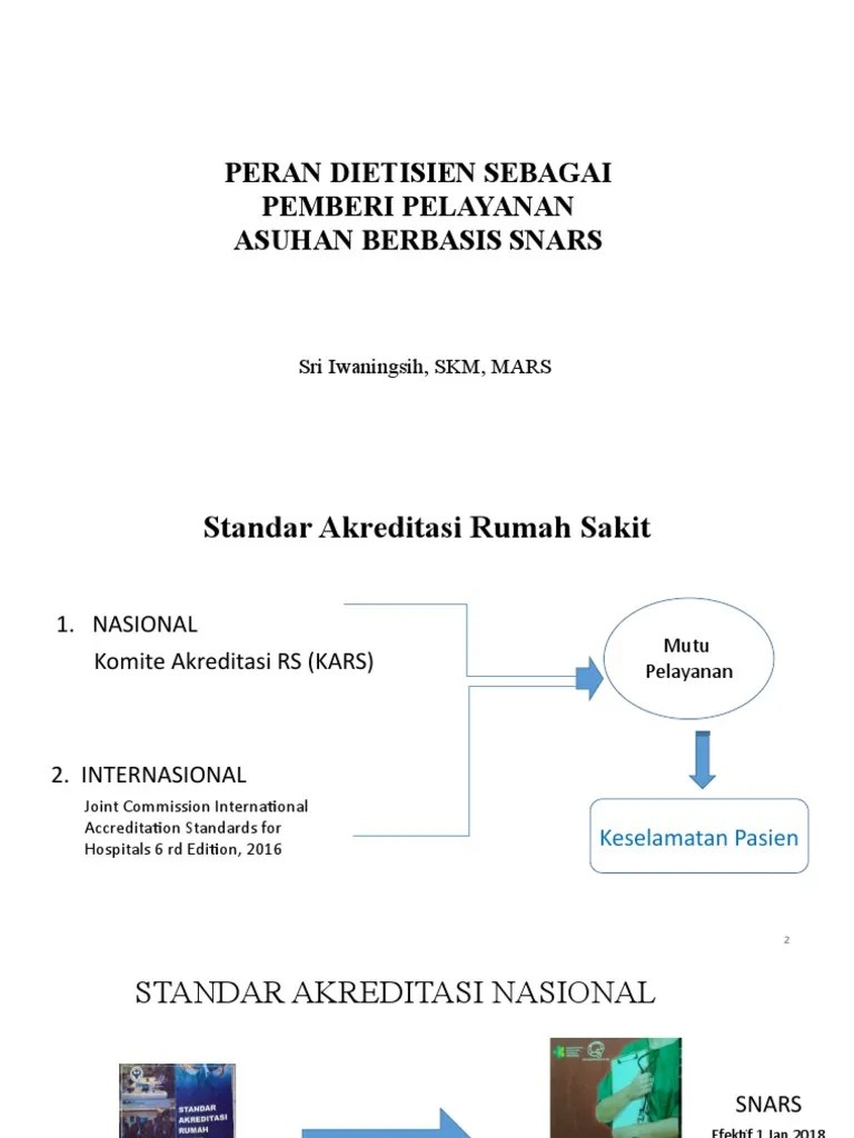 PERAN PPA GIZI Sesuai SNARS | PDF