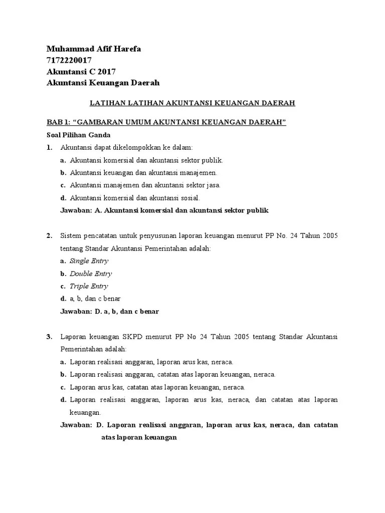 10 responses on penatausahaan bendahara/akuntansi: Latihan Akd Pdf