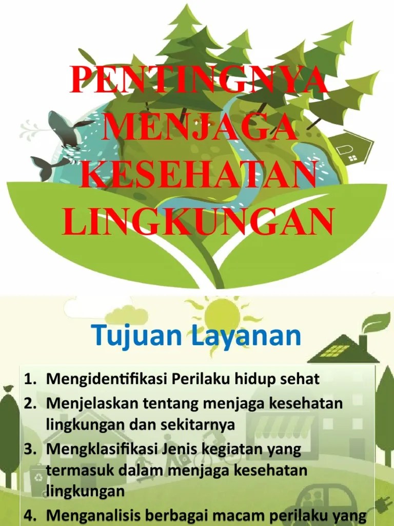 Pentingnya Menjaga Kesehatan Lingkungan | PDF