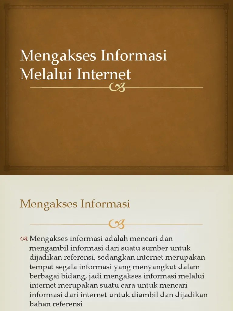 Bahasa Indonesia Mengakses Informasi | PDF