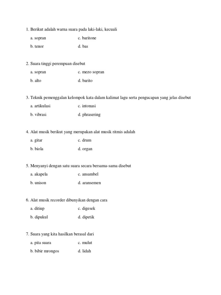 Seni Budaya Kelas VII | PDF