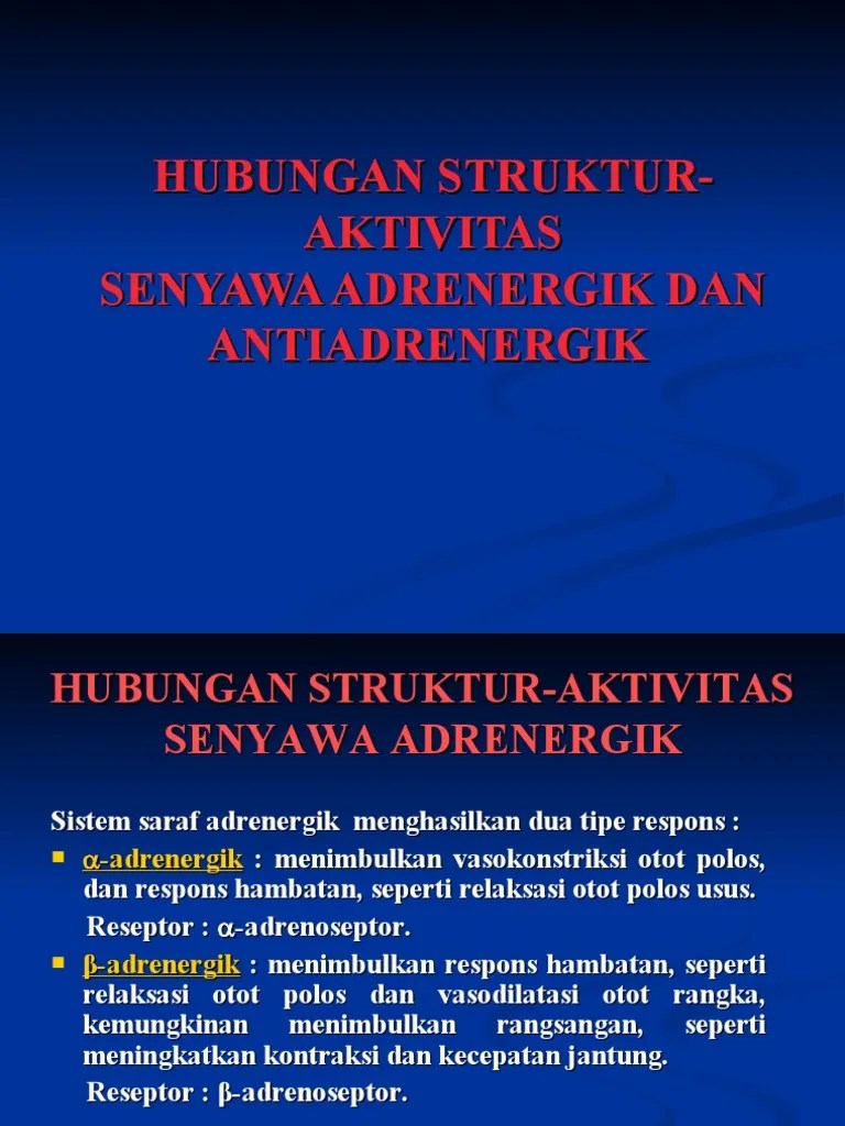 Adrenergik Antiadrenergik | PDF