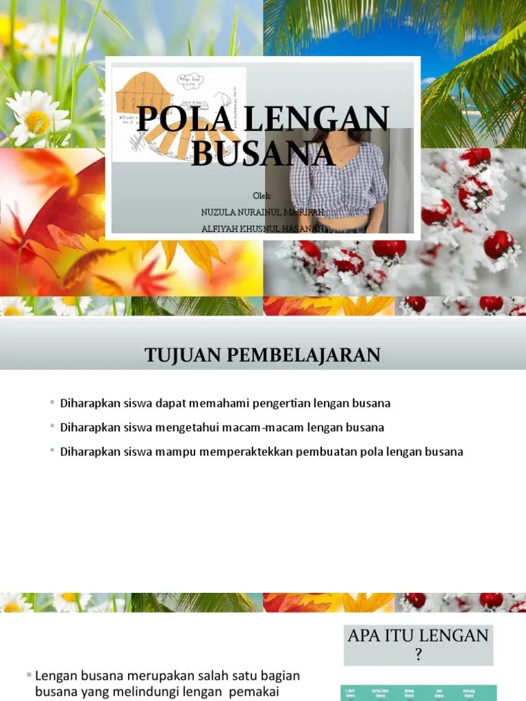 Lengan dijaitkan pada lingkar kerung lengan/bahu. Pola Lengan Pdf