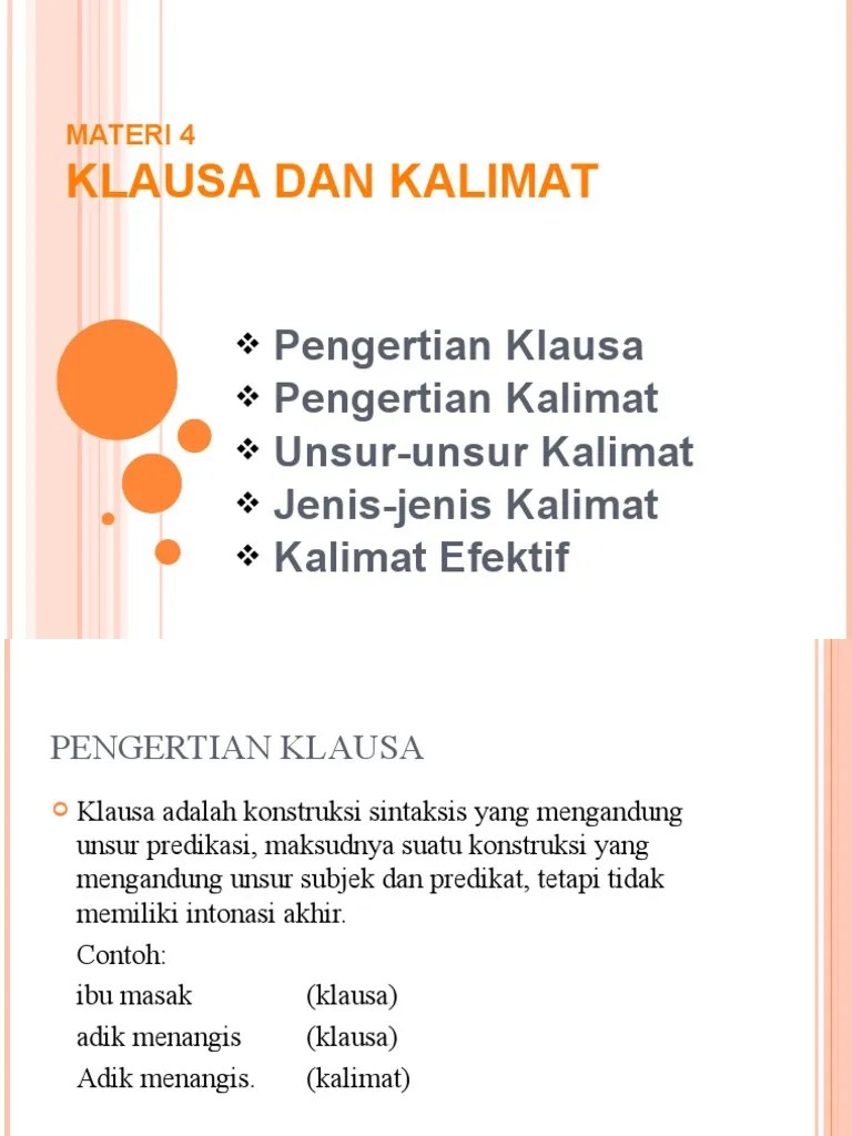 Kalimat Efektif | PDF