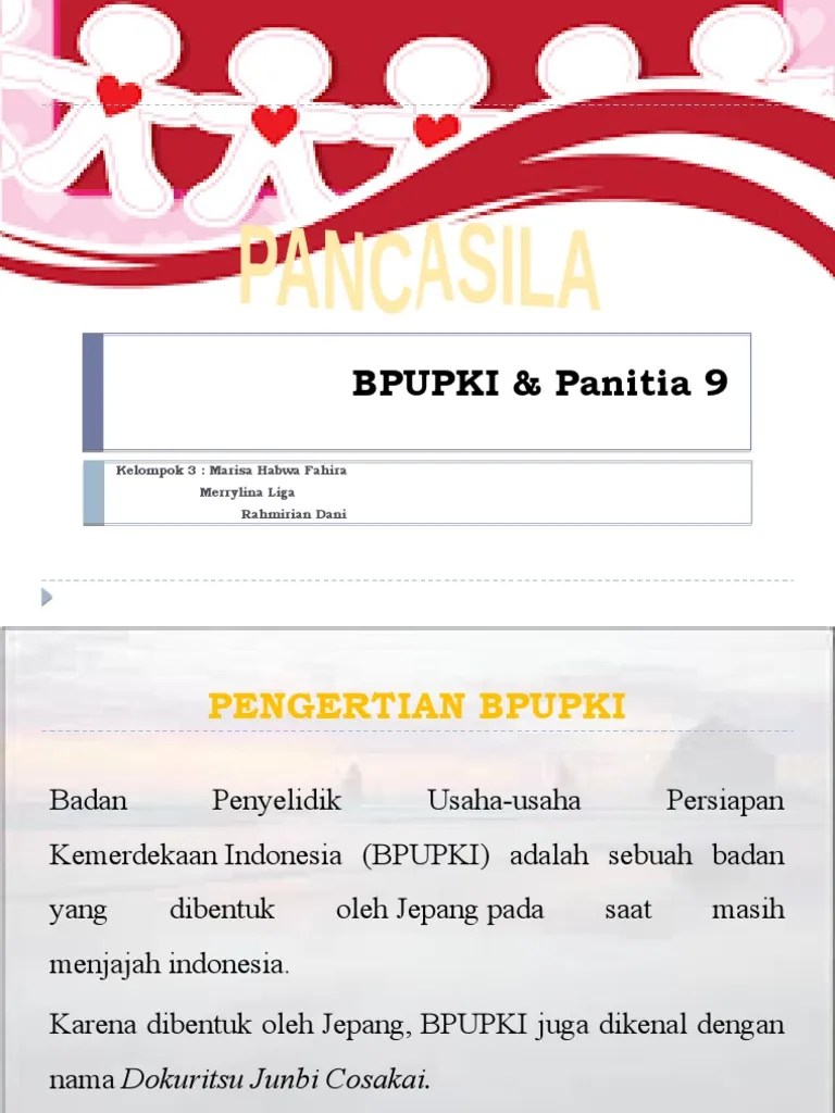 BPUPKI &amp; Panitia 9-Revisi | PDF