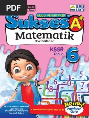 Pintar cerdas matematik tahun 6 kssr. Sukses A Matematik Tahun 6 Pdf