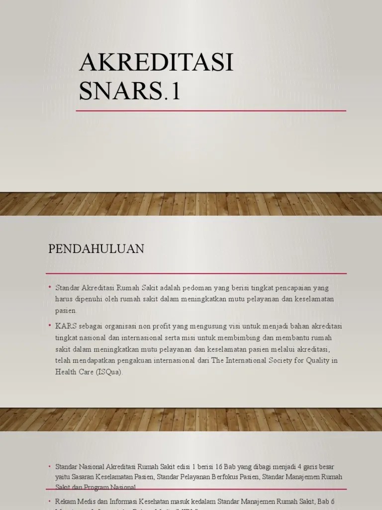Akreditasi Snars1 | PDF
