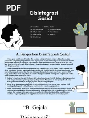 Kelompok Disintegrasi | PDF
