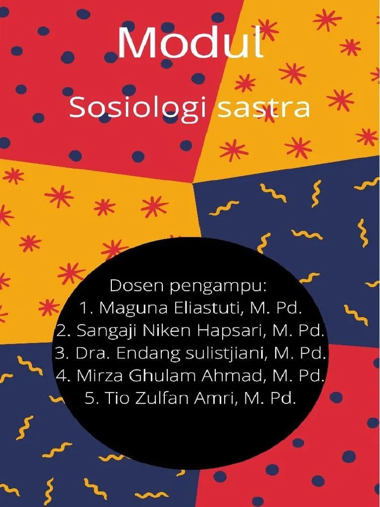 Modul Sosiologi Sastra | PDF