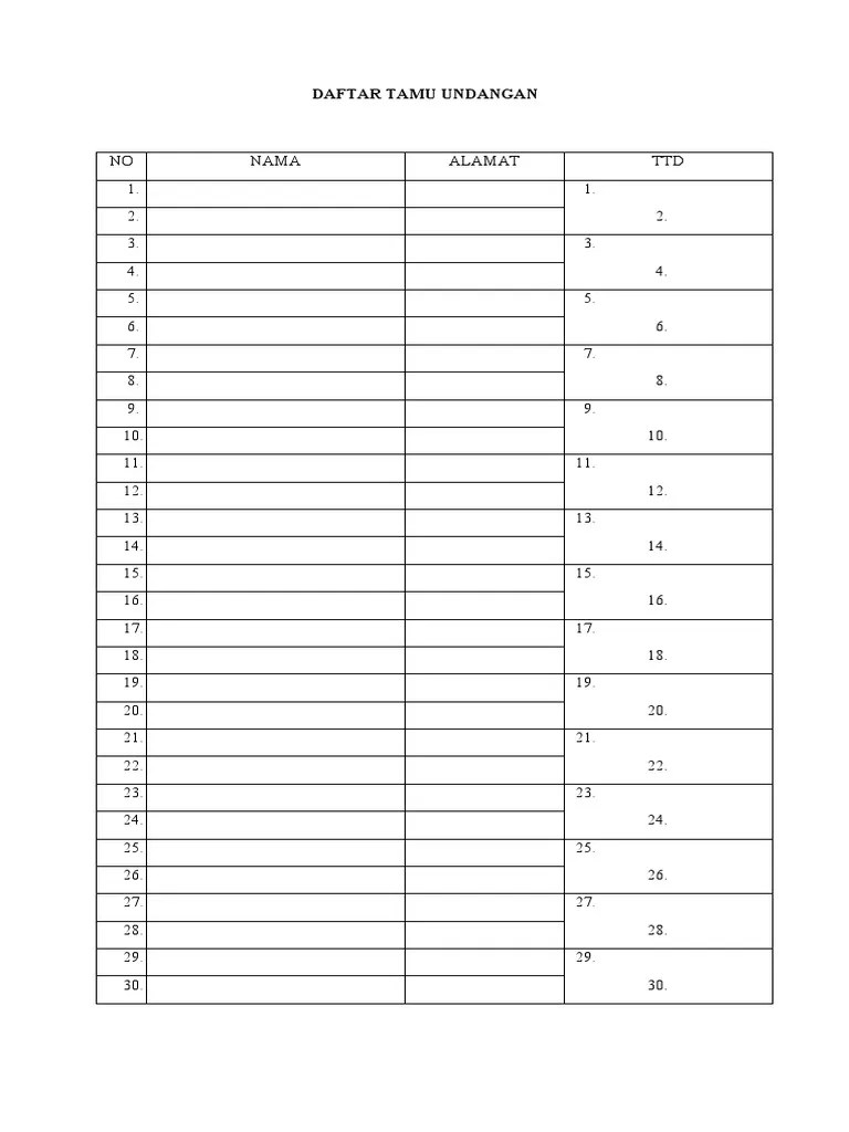 Jual promo buku tamu buku daftar tamu undangan guest book kenko 2920 di . Daftar Tamu Undangan