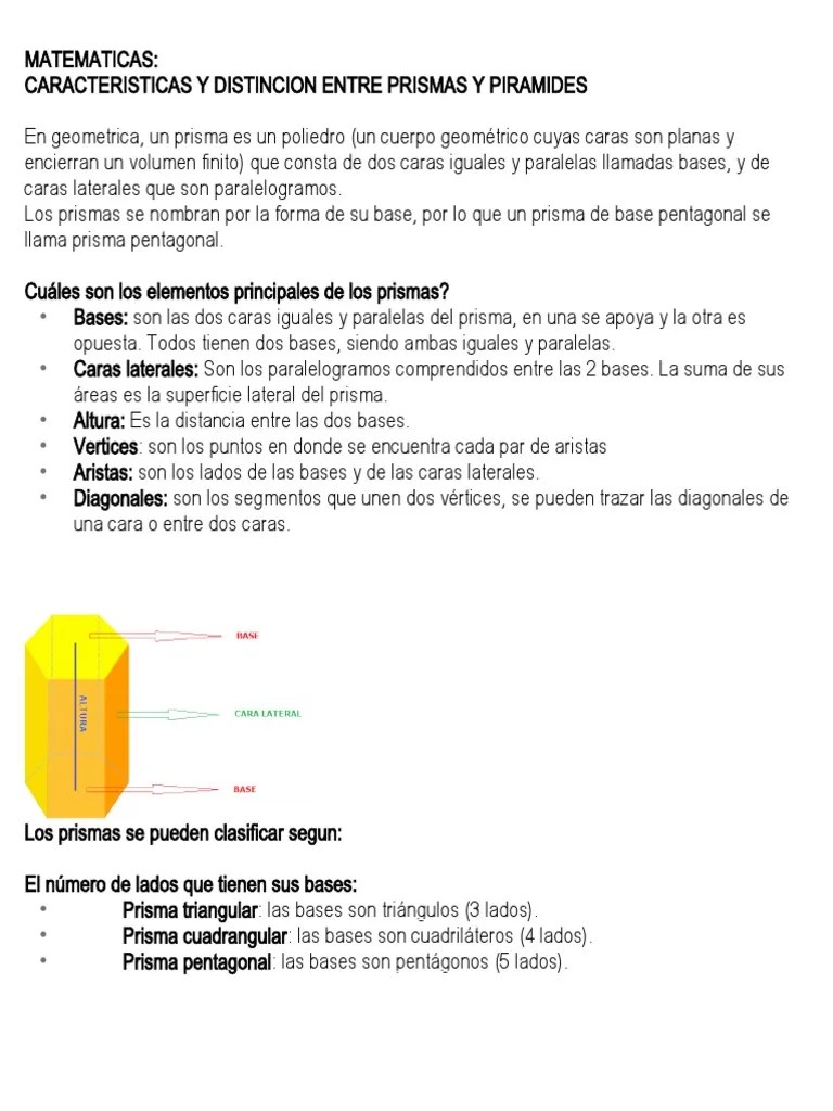 Elementos del prisma triangular · bases (b): Matematicas Pdf Triangulo Geometria Euclidiana