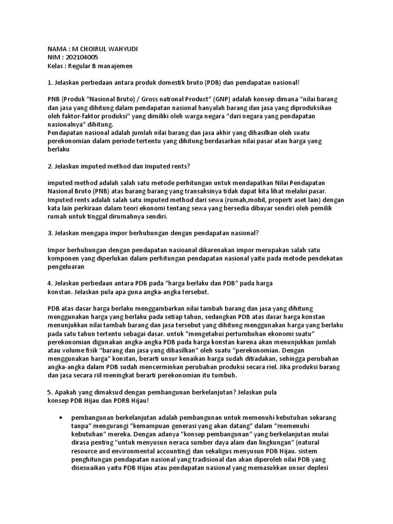 M CHOIRUL WAHYUDI 20210405 Reg B IEM | PDF