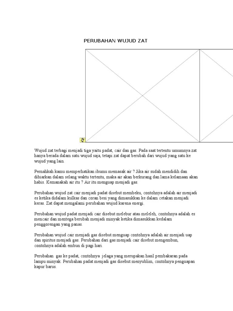 Perubahan Wujud Zat | PDF