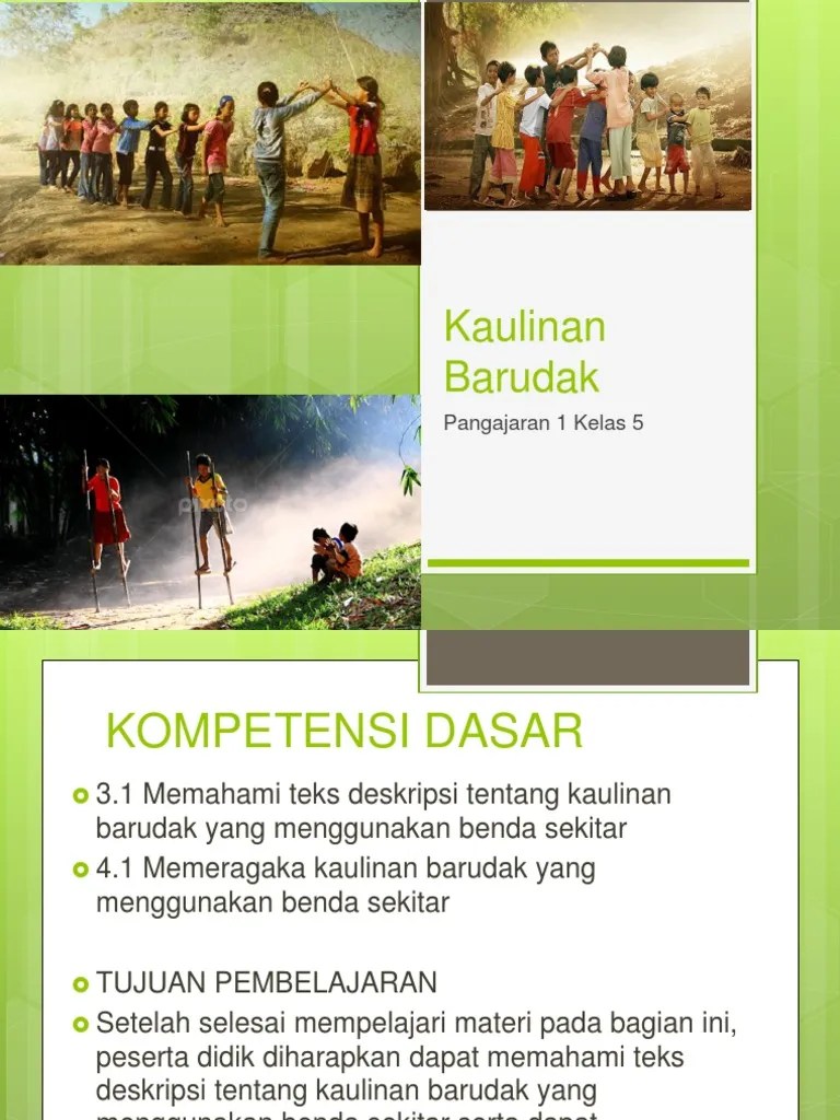Pangajaran 1 Kaulinan Barudak | PDF