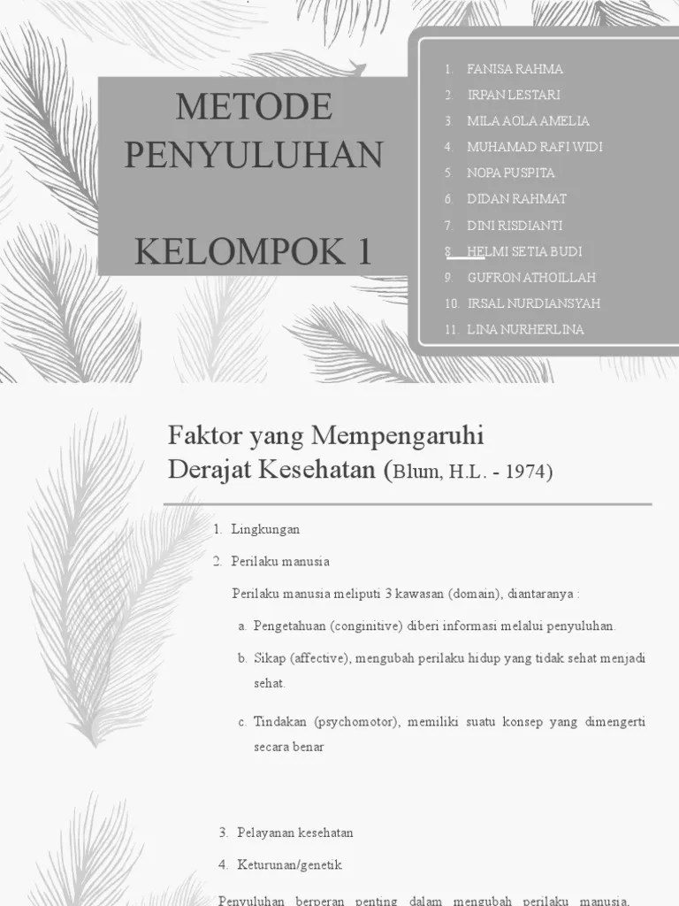 2a-Kel 1 - Metode Penyuluhan | PDF