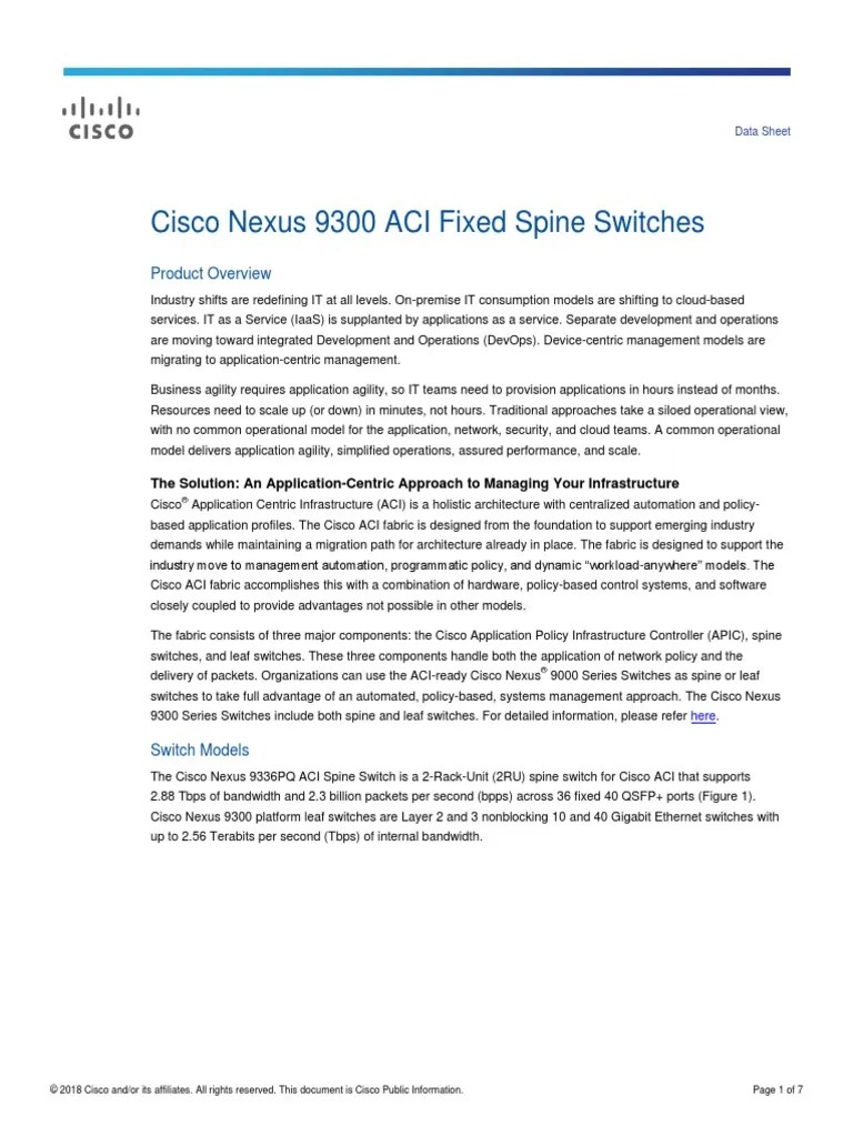 This course provides a broad foundation of statistical terms and concepts as well as an introduction to the r statistical software pac. Datasheet C78 731792 Pdf Cisco Nexus 9300 Aci Fixed Spine Switches Data Sheet Pdf Network Switch Cloud Computing