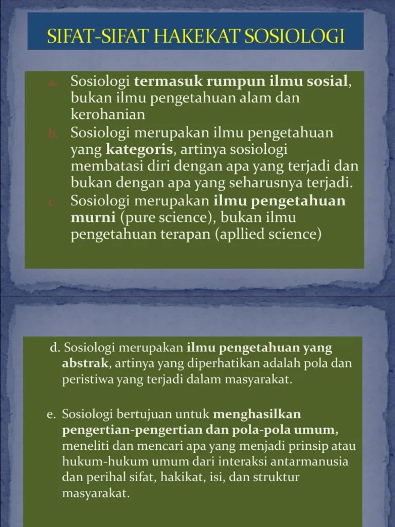 Pengertian Sifat Hakiki Adalah