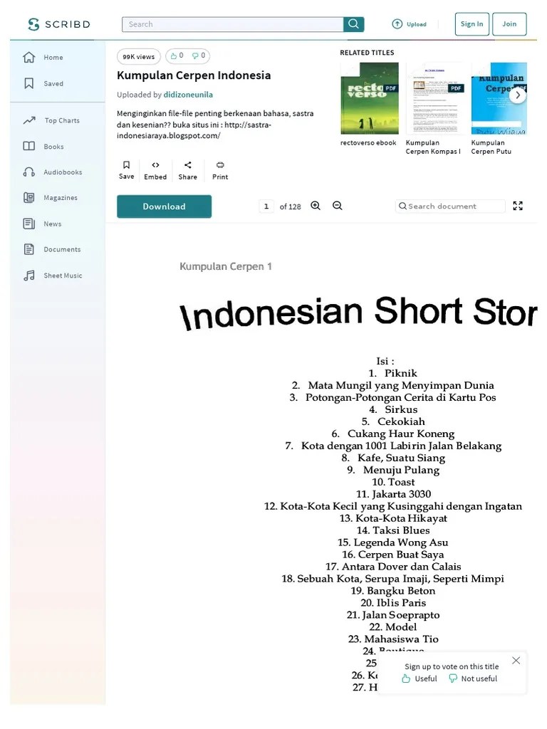 Download lagu lantas mengapa ku masih menaruh hati gratis dalam format mp3 dan video mp4 3gp. Qdoc Tips Kumpulan Cerpen Indonesia Pdf