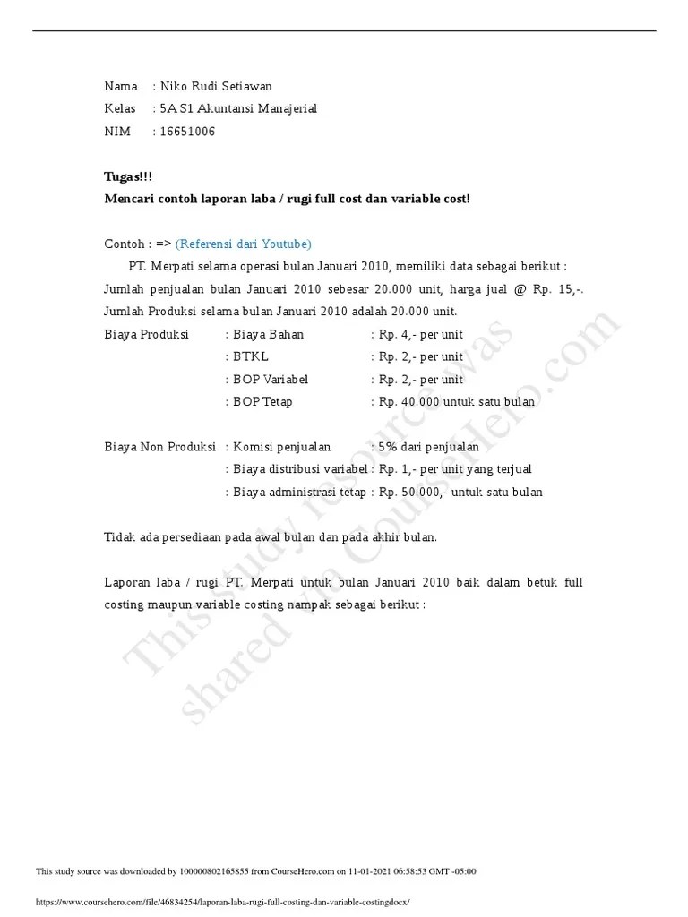 Biaya Non Variabel Adalah : Pdfcoffee Com : Kelebihan dan kelemahan anggaran perusahaan oleh hendra poerwanto kelebihan anggaran berdasarkan ulasan yang telah dikemukakan sebelumnya, dapat disimpulkan beberapa keuntungan yang dapat diperoleh bila perusahaan menerapkan penyusunan anggaran yang baik.