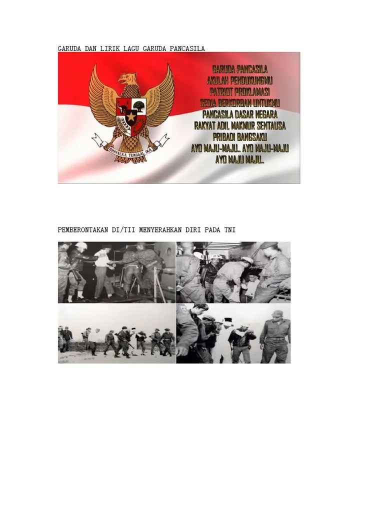 Berikut lirik lagu garuda pancasila yang merupakan lagu wajib nasional indonesia. Wakeucalzzeyam