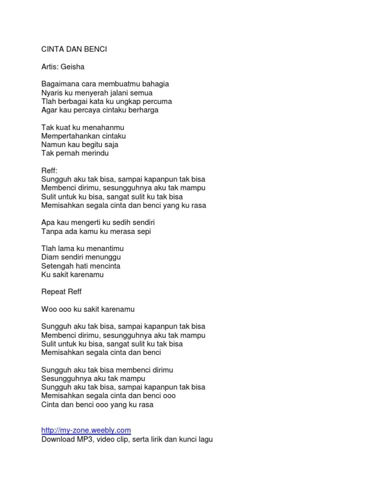 ▷ Lirik aku merindukanmu setengah mati merindu 2021