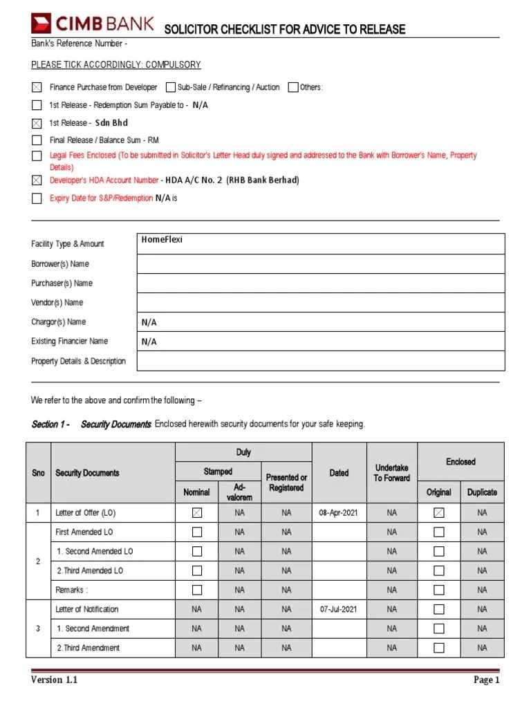 English toffee, everlasting gobbstoppers and exploding truffles are just some sweet treats starting with the letter e. Cimb Solicitor Checklist 1 Pdf Deed Banks