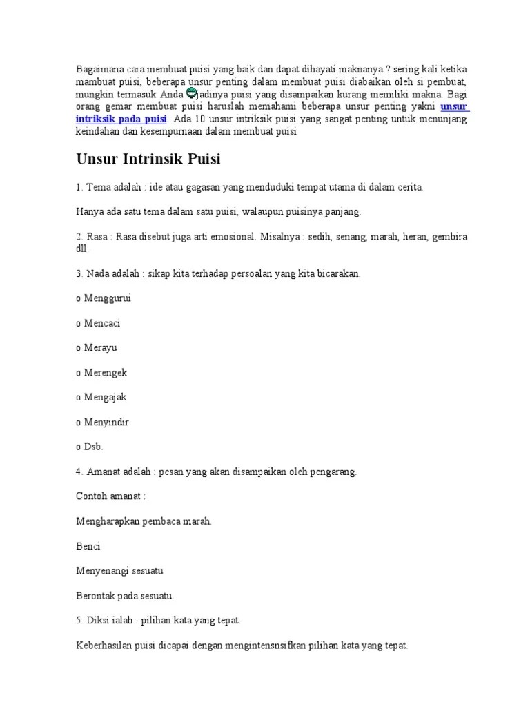 Contoh syair pendidikan, agama, persahabatan, cinta beserta maknanya. Bagaimana Cara Membuat Puisi Yang Baik Dan Dapat Dihayati Maknanya Pdf