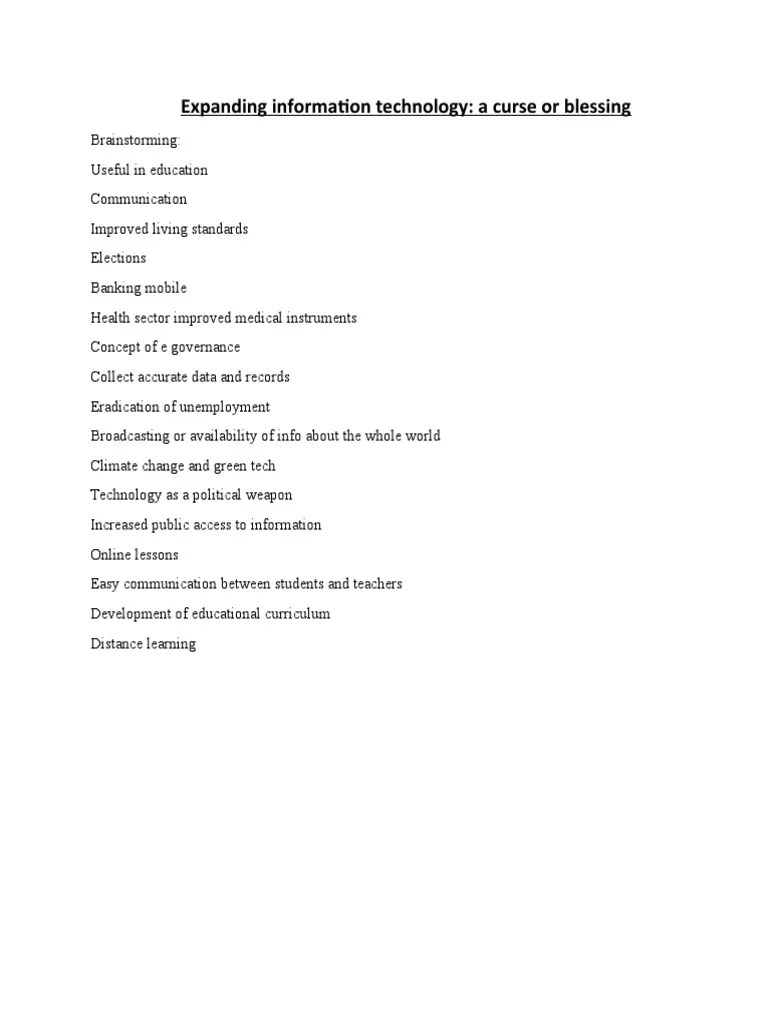 Information Technology Lessons