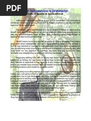 Kung nahahabaan ka sa mga talatang ito, pumili ka lang diyan ng isang maikling talata na sa palagay mo ay angkop para sa takdang gawain mo. Halimbawa Ng Paglalahad Na Talata - Maikling Kwentong